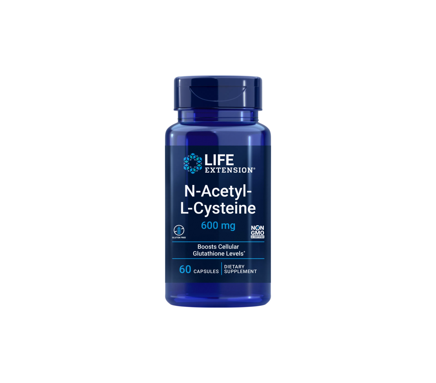 N-Acetyl-L-Cysteine 600 mg 60 cápsulas vegetarianas