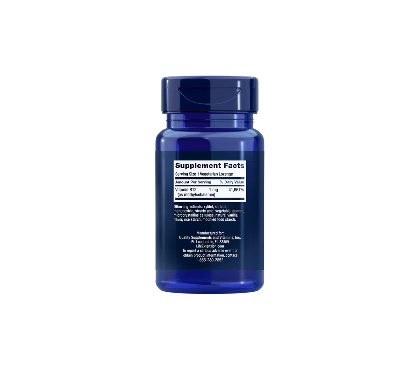 Vitamin B12 metilcobalamina 60 losangos vegetarianos