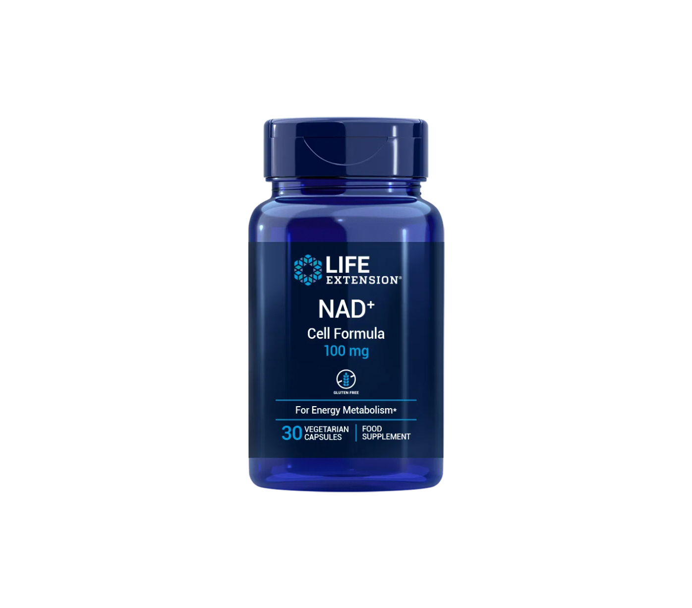 NAD+ Cell Formula 100 mg, 30 cápsulas vegetarianas