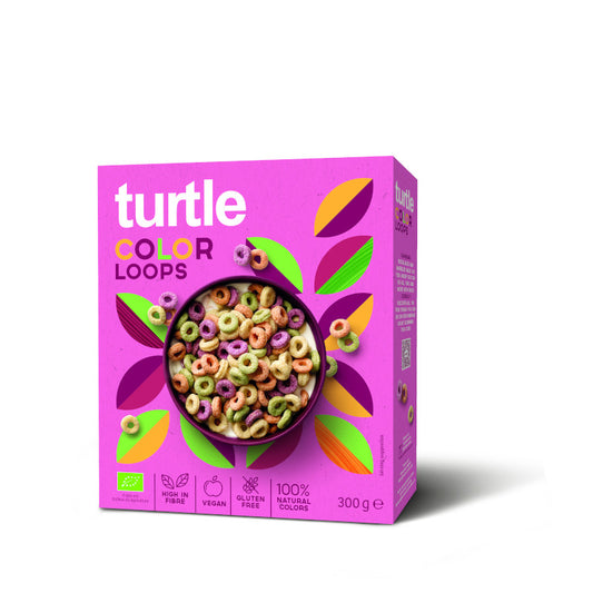 Cereais Color Loops Sem Glúten Biológicos 300g Turtle