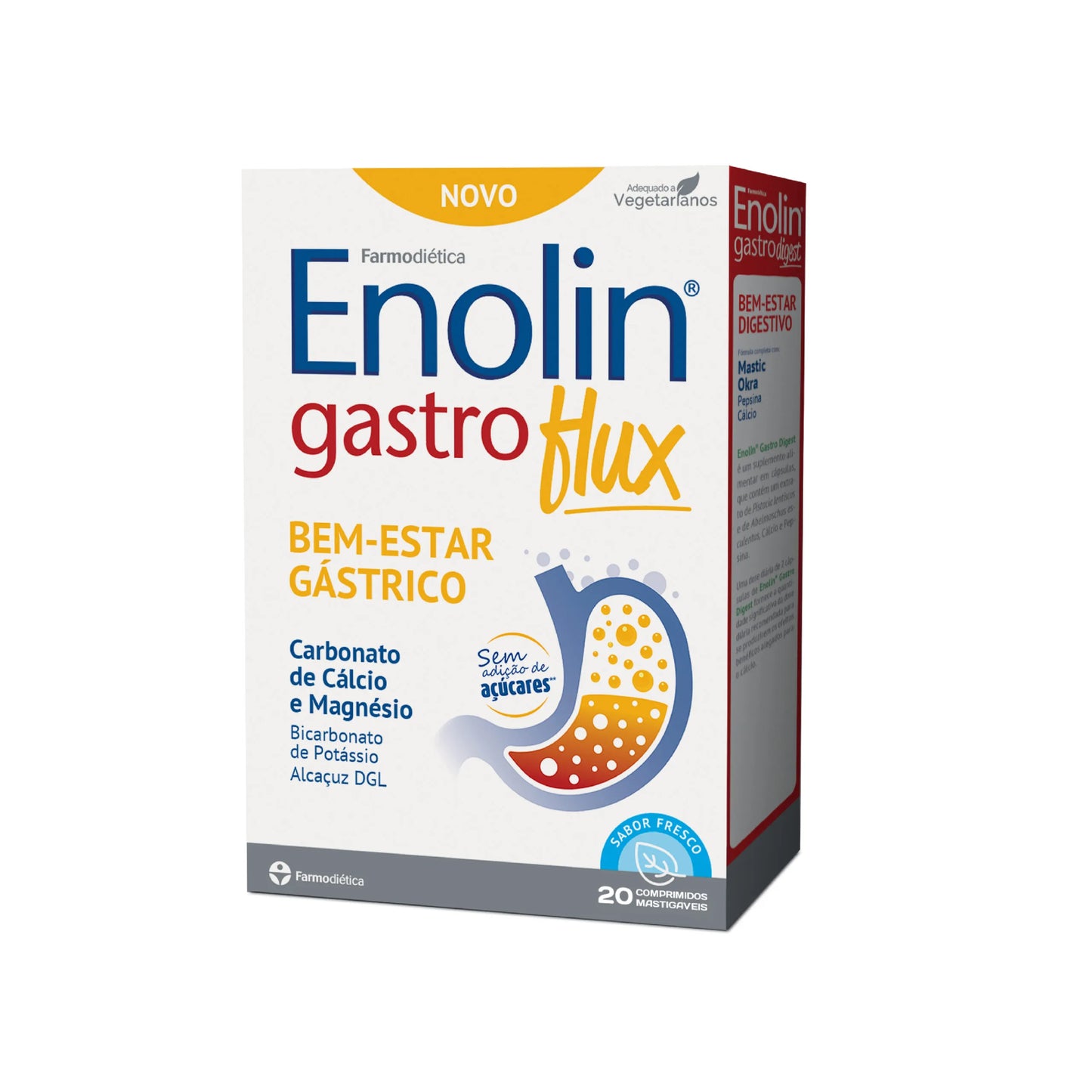 Enolin Gastro flux 20 comprimidos mastigaveis