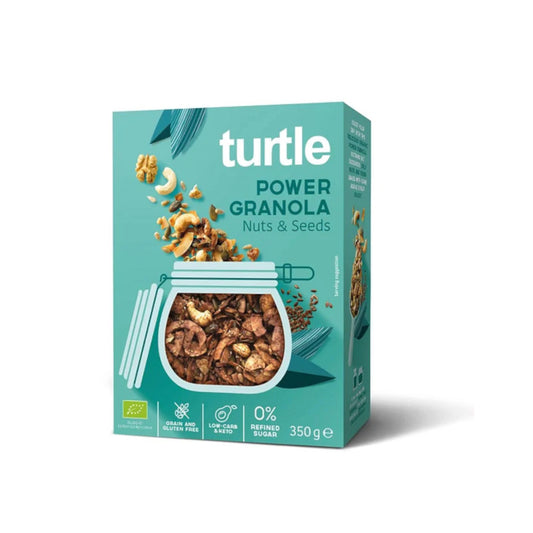 Power Granola Frutos Secos e Sementes Sem Glúten Biológica 350g Turtle