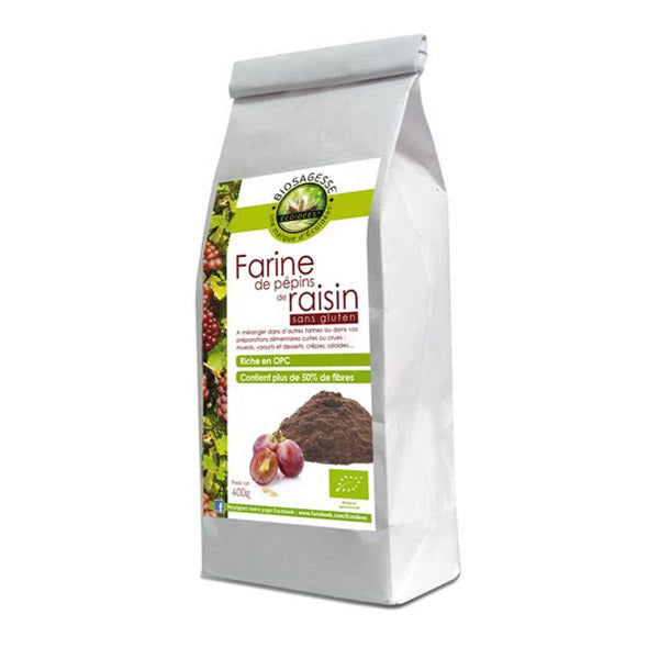 Farinha de Grainha de Uva Biológica 400g