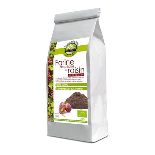 Farinha de Grainha de Uva Biológica 400g